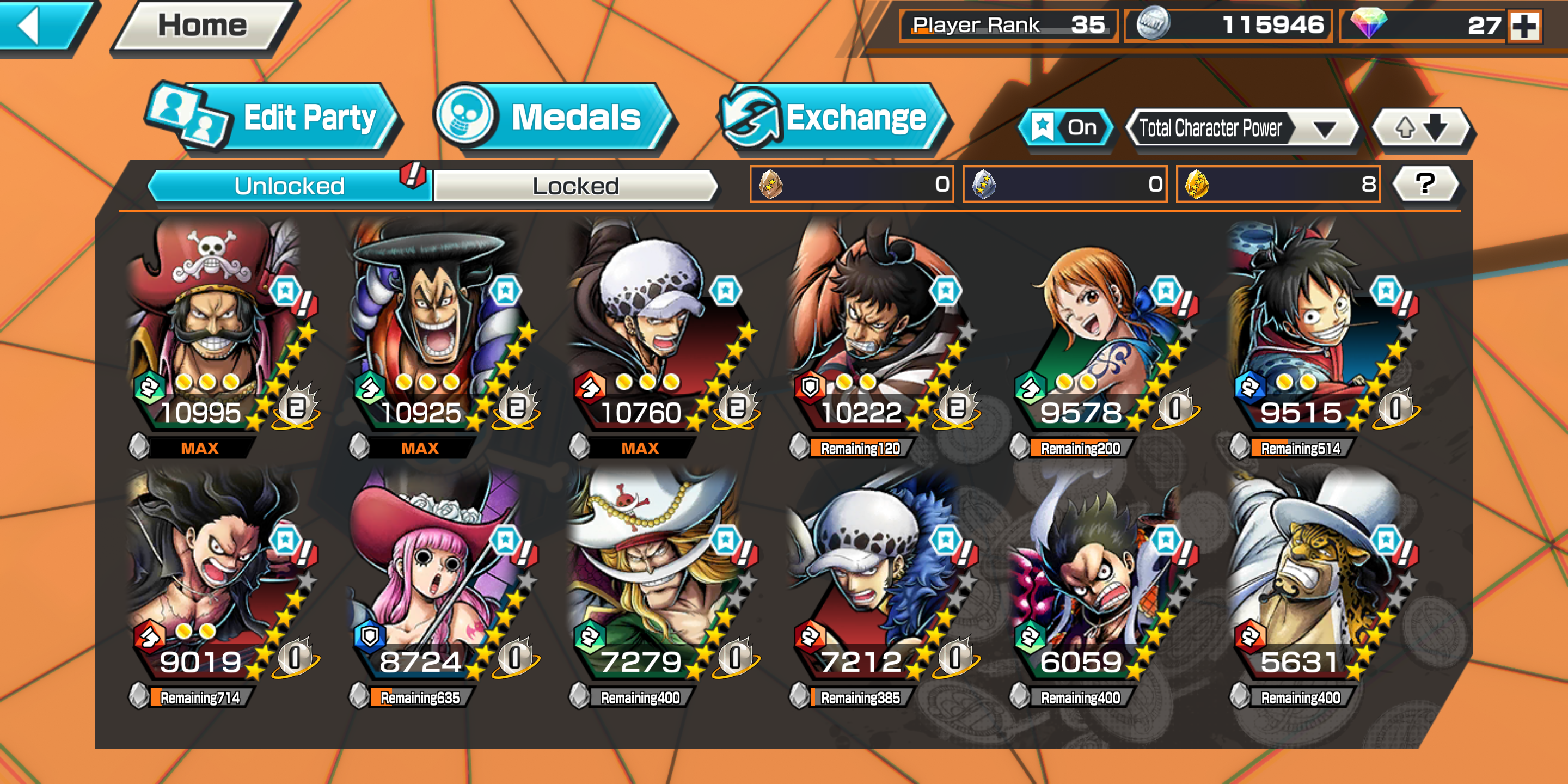 SOLD - Selling❗ One Piece Bounty Rush Account 2 Extreme (Roger Max and  Oden Max) - EpicNPC